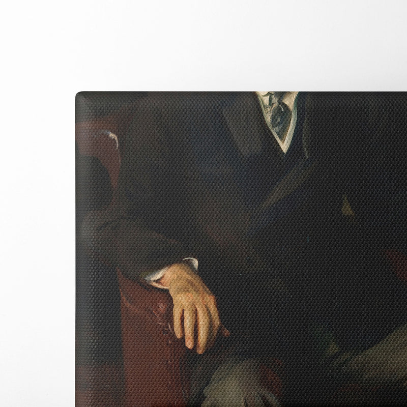 Portrait of Woodrow Wilson (1917) - John Singer Sargent - Canvas Print