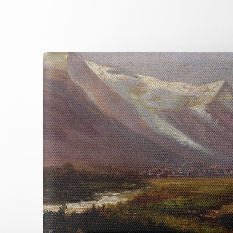 Study of Mountains - Albert Bierstadt - Canvas Print