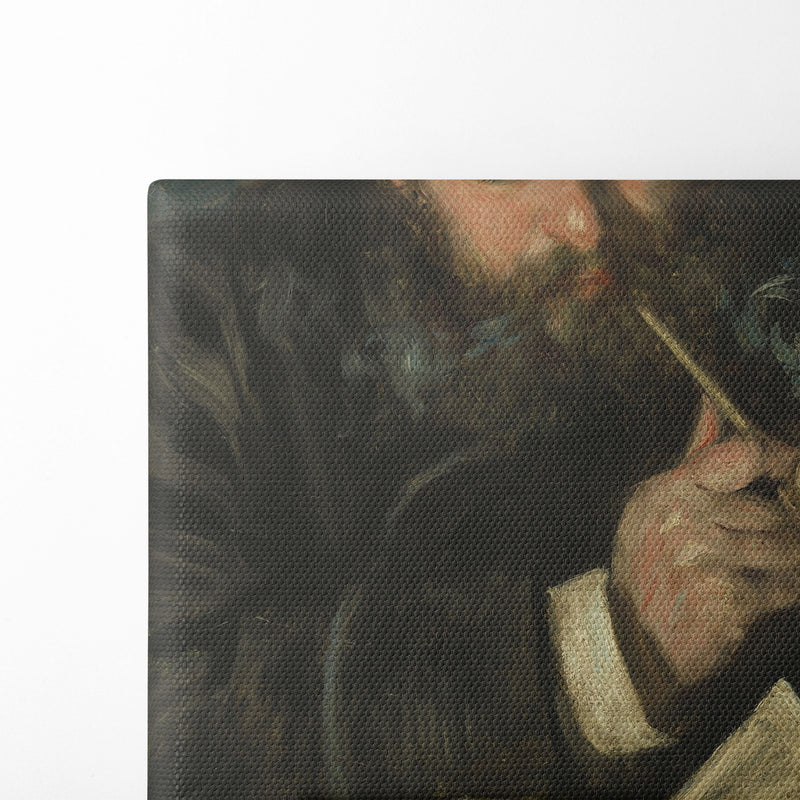 Claude Monet (1872) - Pierre-Auguste Renoir - Canvas Print