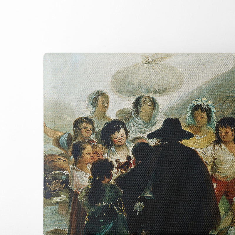 Le Marchand De Marionnettes - Francisco de Goya - Canvas Print