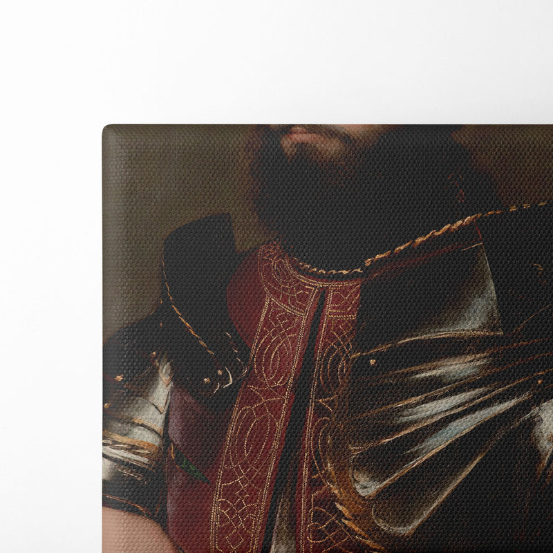 Portrait of a Man in Armor (ca. 1530) - Titian - Canvas Print