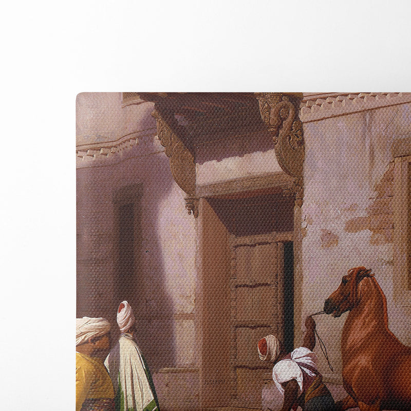 The Horse Market (1867) - Jean-Léon Gérôme - Canvas Print