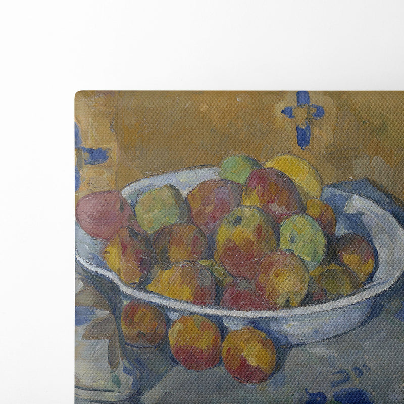 The Plate of Apples (c. 1877) - Paul Cézanne - Canvas Print