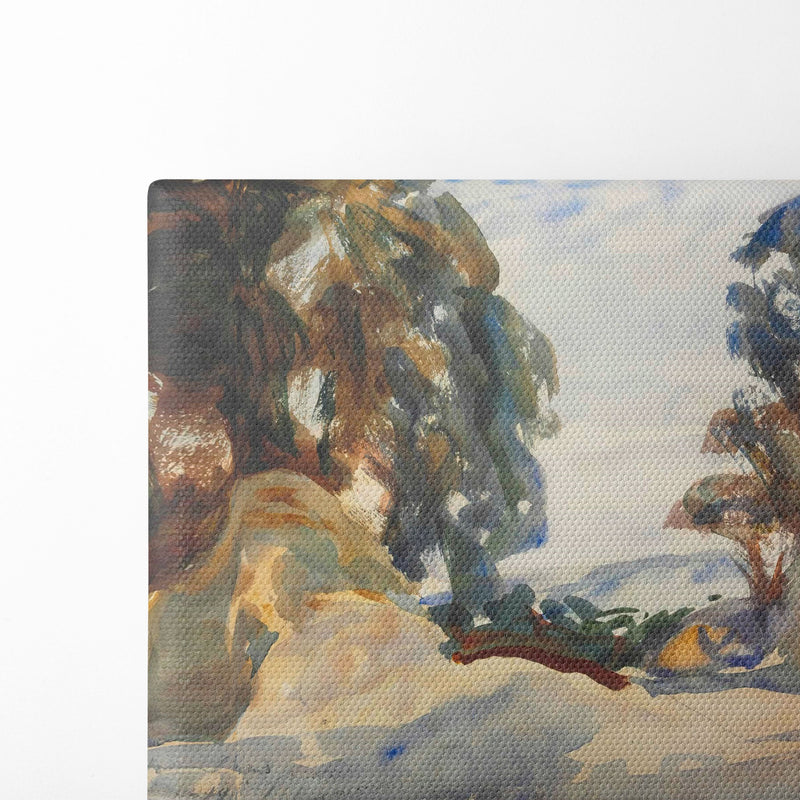 Landscape with trees (1901) - John Singer Sargent - Canvas Print