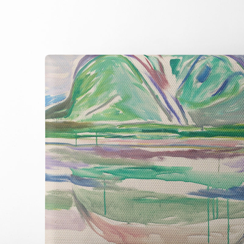 Mountains (1925) - Edvard Munch - Canvas Print