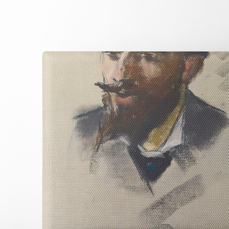 Jeune Homme À Barbe Blonde (circa 1881) - Édouard Manet - Canvas Print