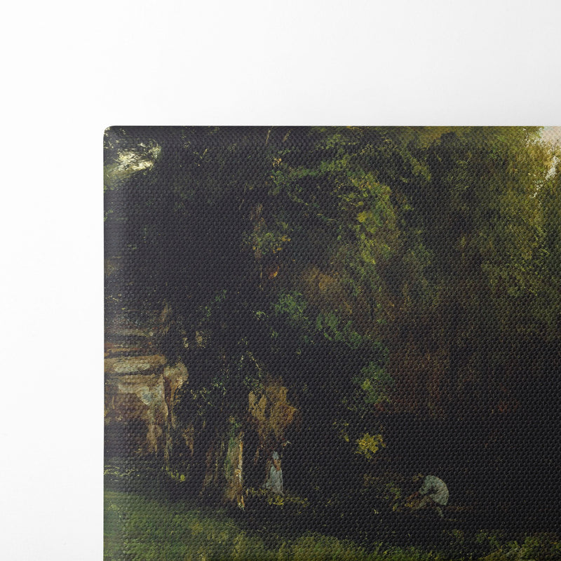 The Edge of the Pool (Au Bord de lEtang) - Gustave Courbet - Canvas Print