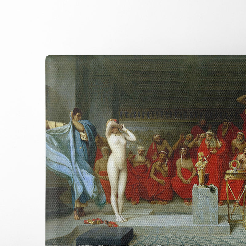 Phryne revealed before the Areopagus (1861) - Jean-Léon Gérôme - Canvas Print