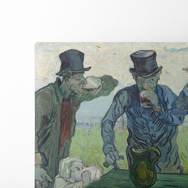 The Drinkers (1890) - Vincent van Gogh - Canvas Print - UAIO LMT