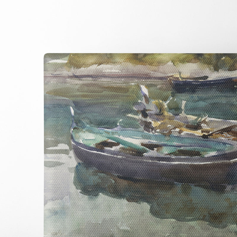 Small Boats (1913) - John Singer Sargent - Canvas Print