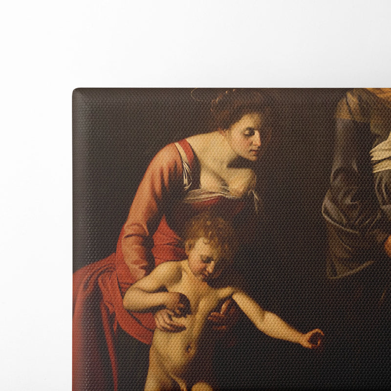 Madonna and Child with Saint Anne (1605-06) - Caravaggio - Canvas Print