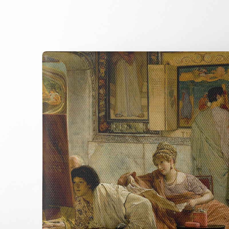 A Picture Gallery - Lawrence Alma-Tadema - Canvas Print