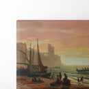The Fishing Fleet (1862) - Albert Bierstadt - Canvas Print