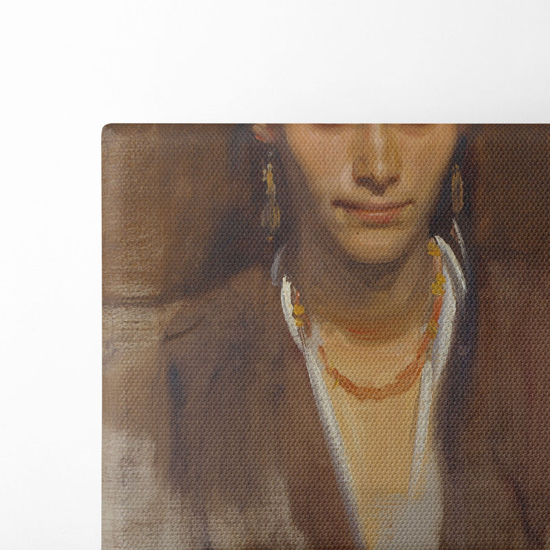 Egyptian Woman with Earrings (between 1890 and 1891) - John Singer Sargent - Canvas Print