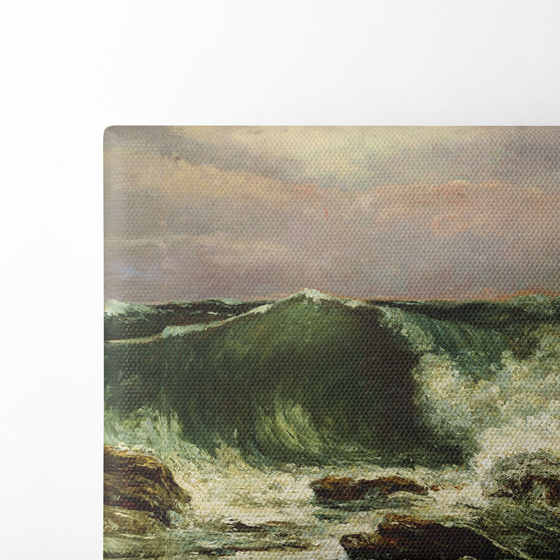 Waves - Gustave Courbet - Canvas Print