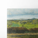 Landscape With Wall And Orchard - Gustave Courbet - Canvas Print