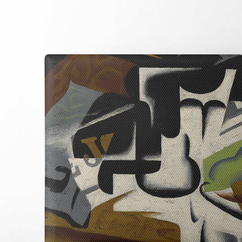 Journal et compotier (1917) - Juan Gris - Canvas Print