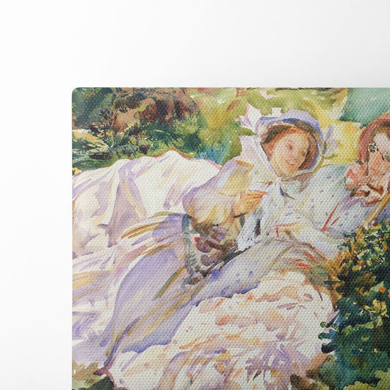 Simplon Pass; The Tease (1911) - John Singer Sargent - Canvas Print