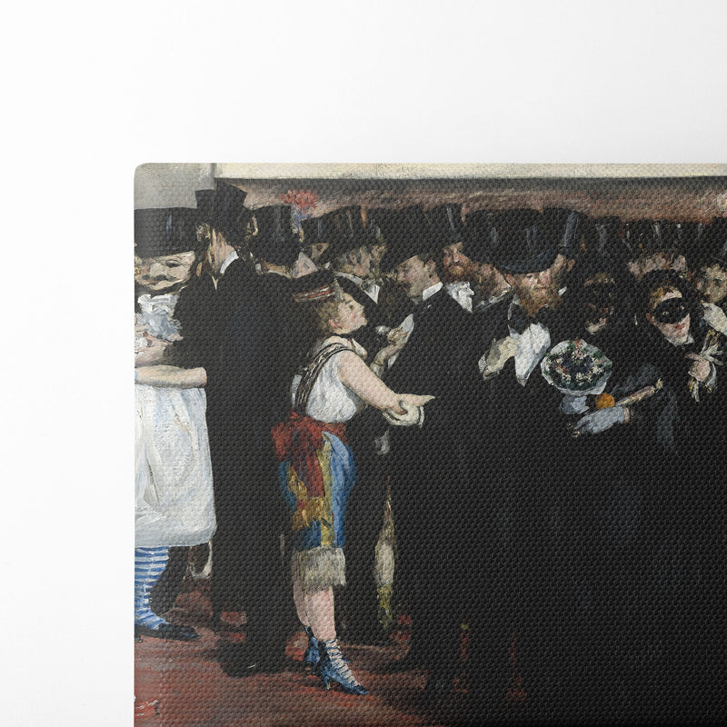 Masked Ball at the Opera (1873) - Édouard Manet - Canvas Print