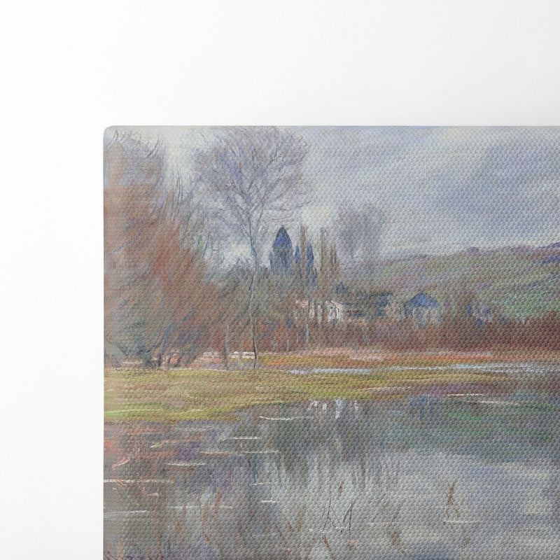 Printemps À Vétheuil (1881) - Claude Monet - Canvas Print