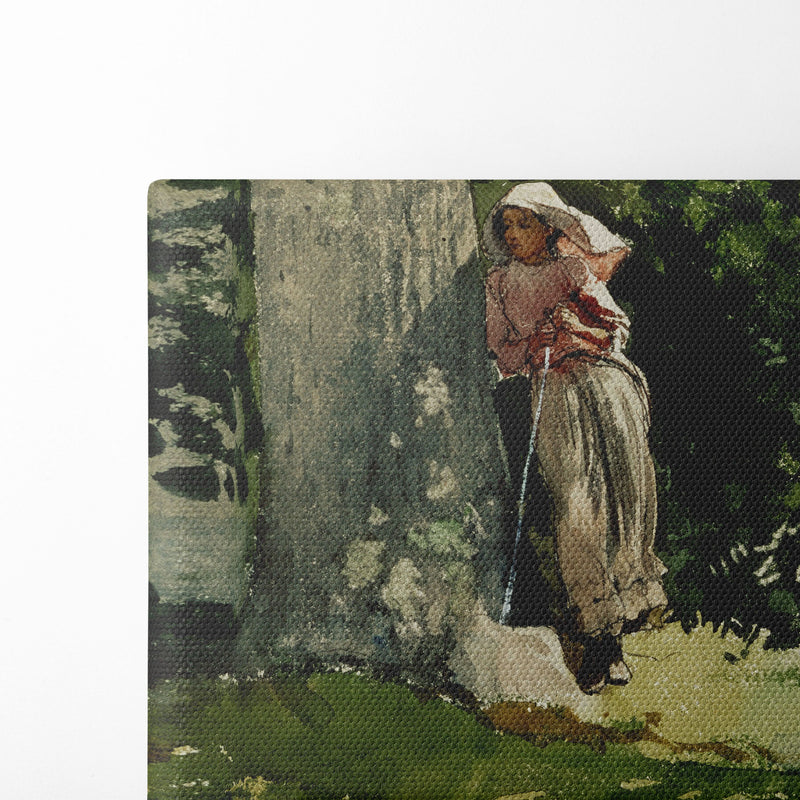 Weary (circa 1878) - Winslow Homer - Canvas Print