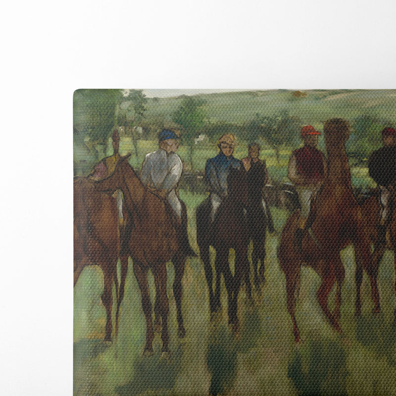 The Riders (c. 1885) - Edgar Degas - Canvas Print