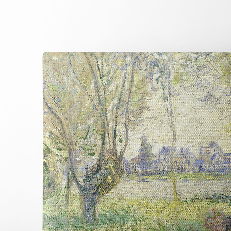 Woman Seated under the Willows (1880) - Claude Monet - Canvas Print