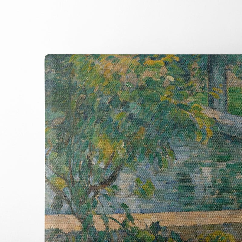 Le bassin du Jas de Bouffan (The Pool at Jas de Bouffan) (circa 1878) - Paul Cézanne - Canvas Print