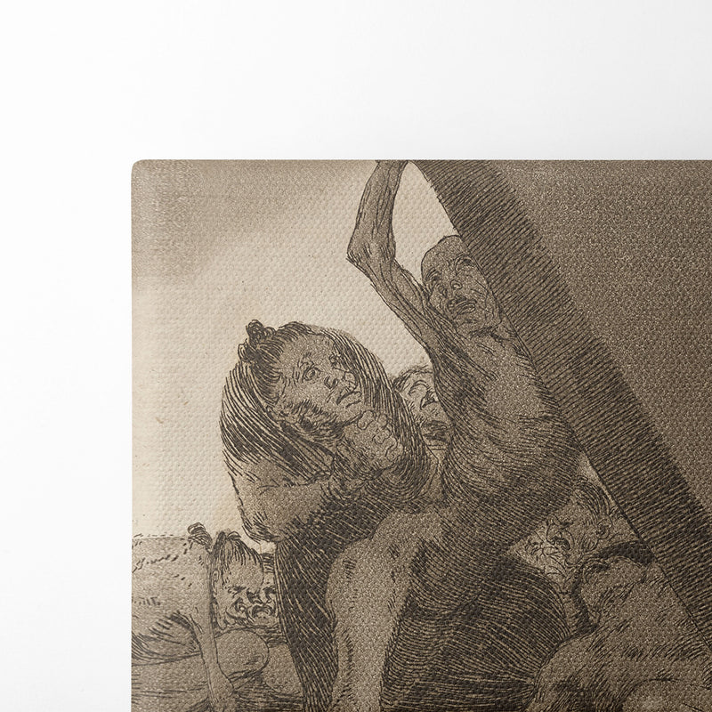 Y aun no se van! (And still they don’t go!) (1796-1797) - Francisco de Goya - Canvas Print