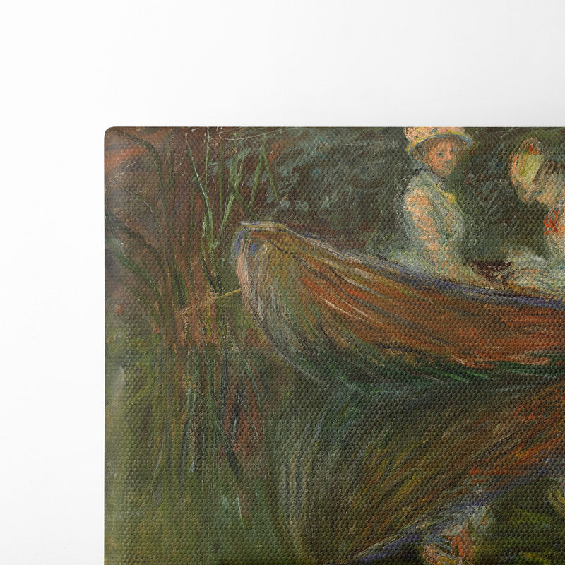 Deux femmes en barque (1887) - Claude Monet - Canvas Print