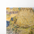 Meules de blé (1888) - Vincent van Gogh - Canvas Print