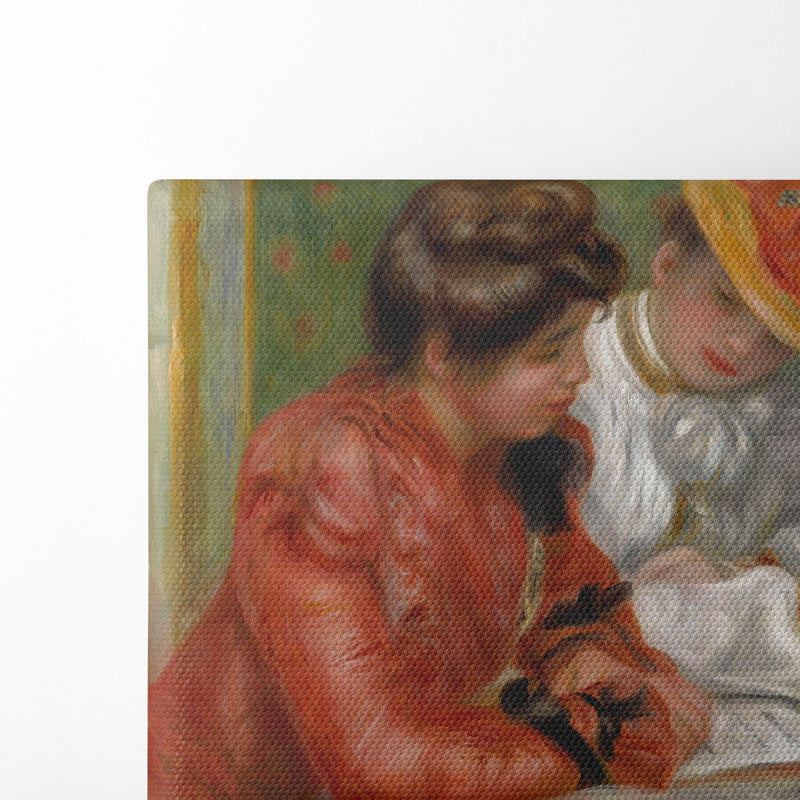 The Letter (c. 1895–1900) - Pierre-Auguste Renoir - Canvas Print