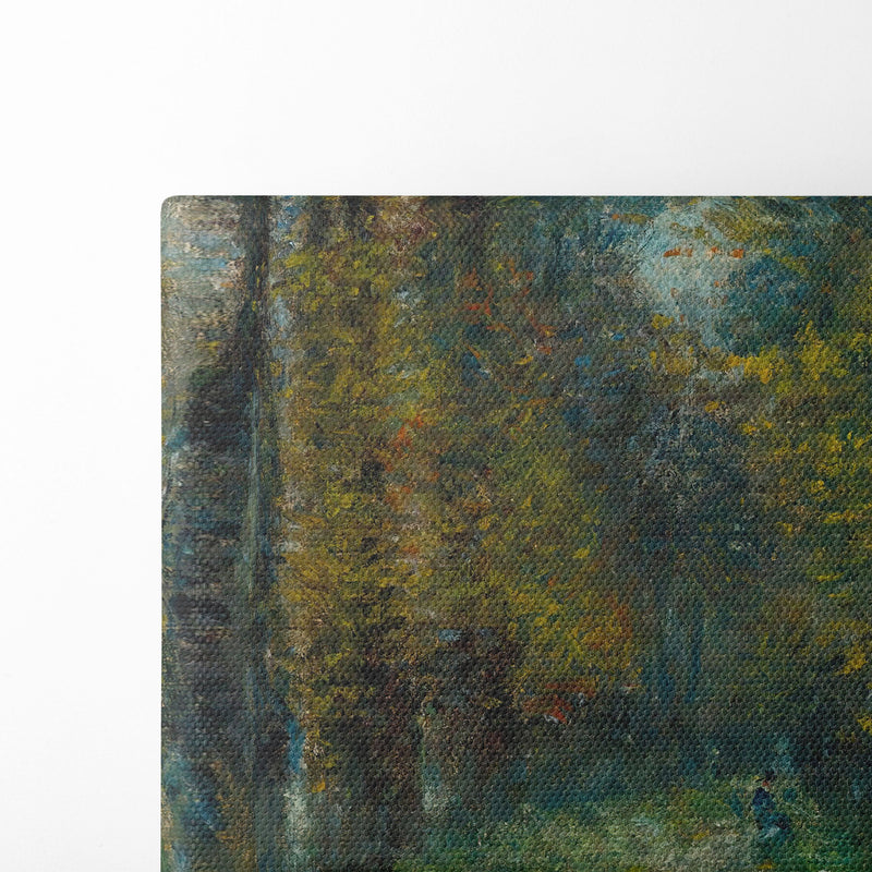 L’allée Couverte (1872) - Pierre-Auguste Renoir - Canvas Print