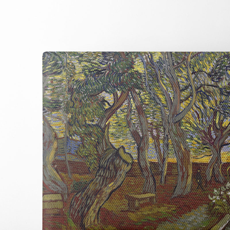 The garden of Saint Paul’s Hospital - Vincent van Gogh - Canvas Print - UAIO LMT