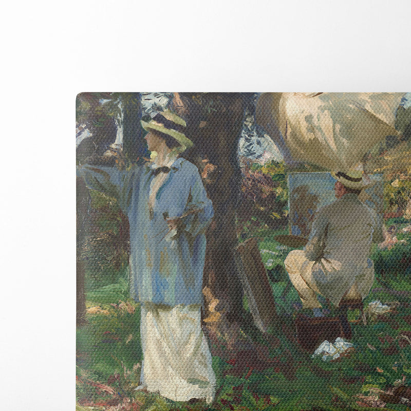 The Sketchers (1913) - John Singer Sargent - Canvas Print