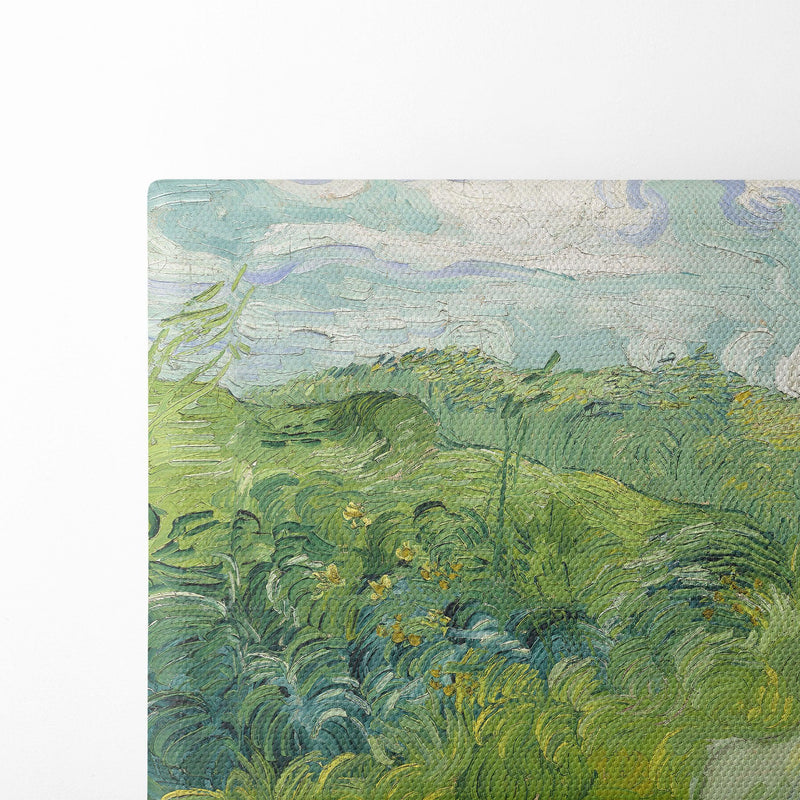 Green Wheat Fields, Auvers (1890) - Vincent van Gogh - Canvas Print - UAIO LMT