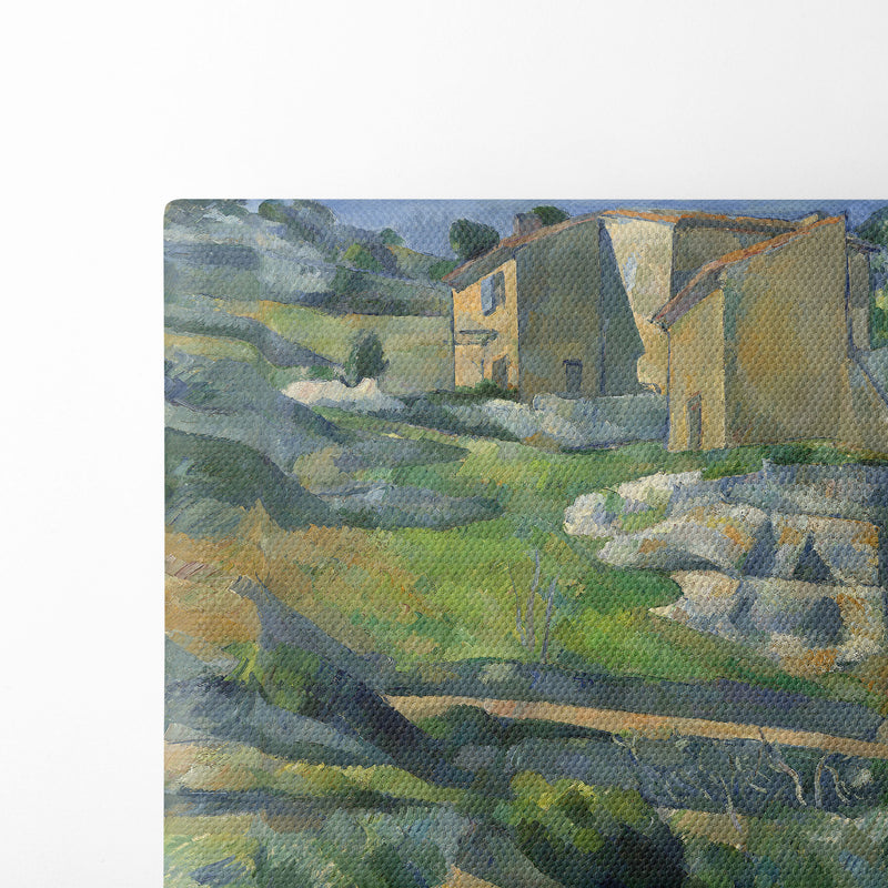 Houses in Provence – The Riaux Valley near L’Estaque (c. 1883) - Paul Cézanne - Canvas Print