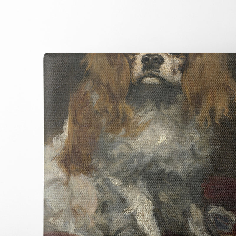 A King Charles Spaniel (c. 1866) - Édouard Manet - Canvas Print