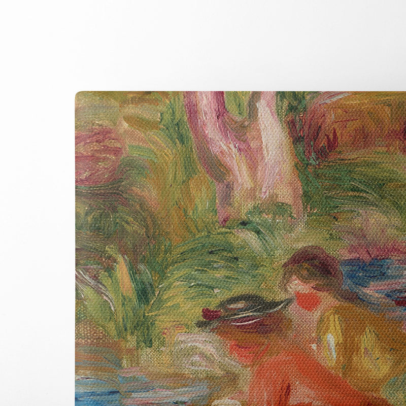 Les Laveuses - Pierre-Auguste Renoir - Canvas Print