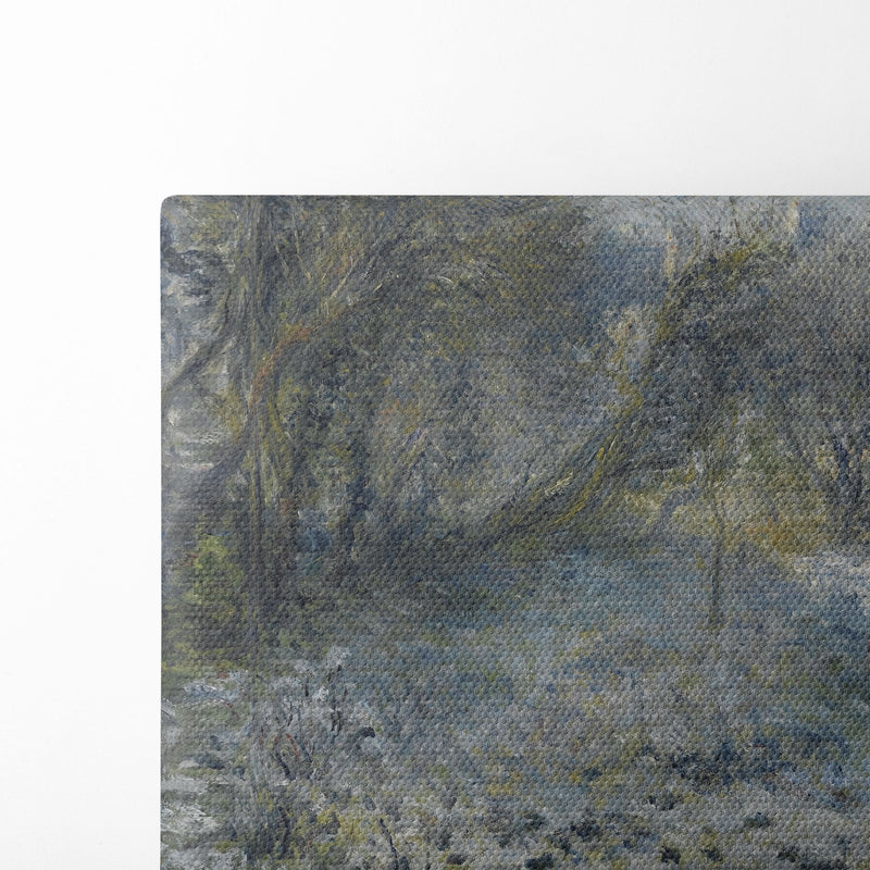 Snow-covered Landscape (1875) - Pierre-Auguste Renoir - Canvas Print