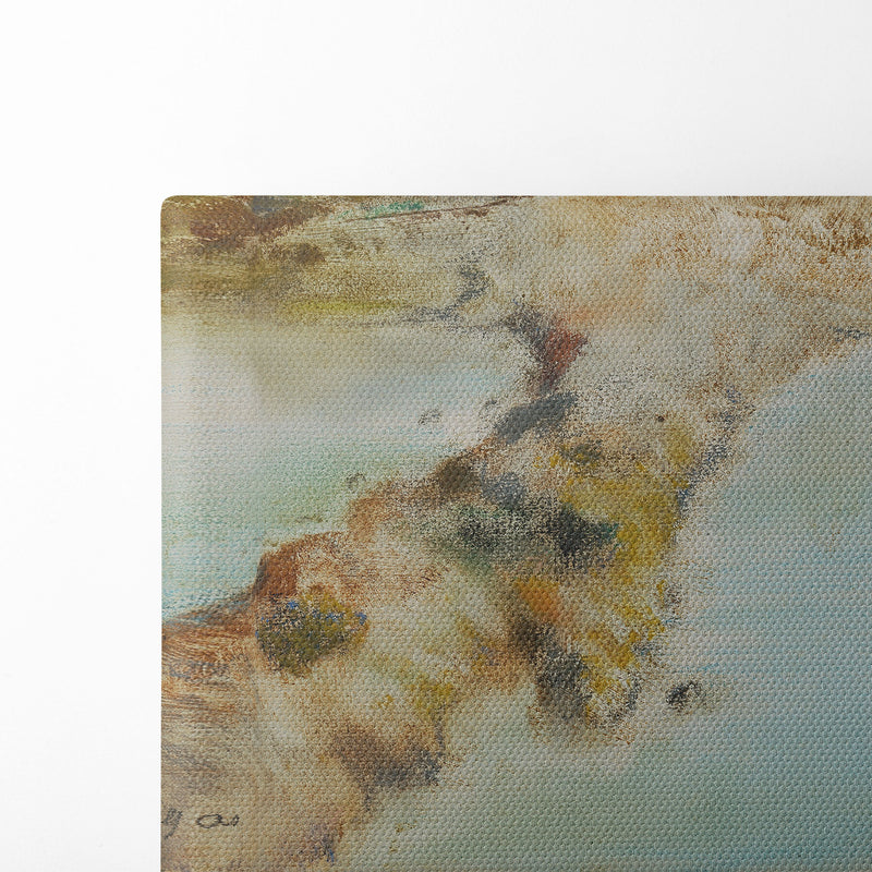 Rocky coast (1890-1892) - Edgar Degas - Canvas Print