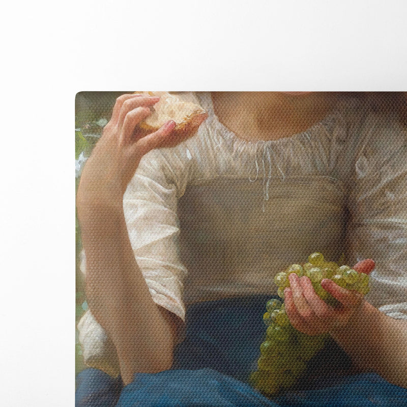 Le Goûter (1901) - William Bouguereau - Canvas Print