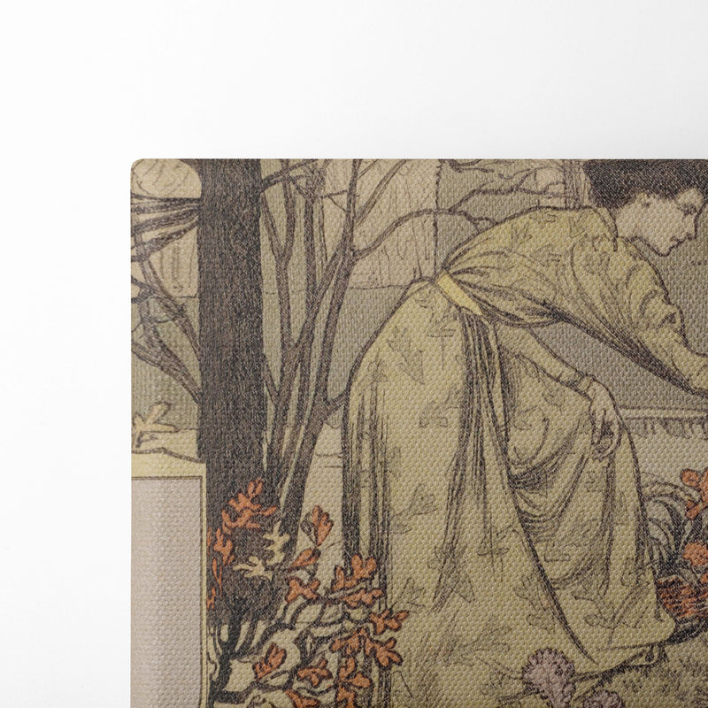 Novembre (1896-1898) - Eugène Grasset - Canvas Print