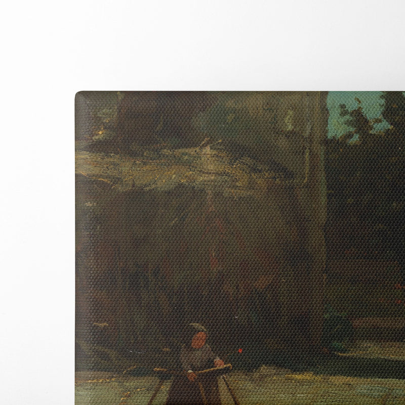 French Farmyard (1867) - Winslow Homer - Canvas Print