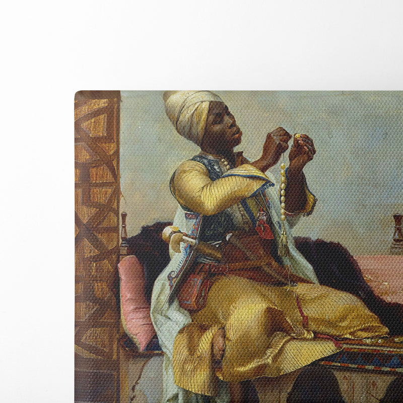 Stringing Pearls (1882) - Theodoros Ralli - Canvas Print