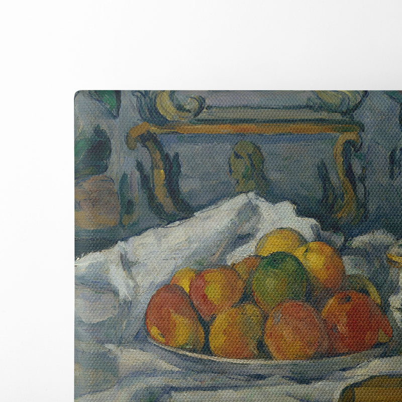 Dish of Apples (ca. 1876–77) - Paul Cézanne - Canvas Print