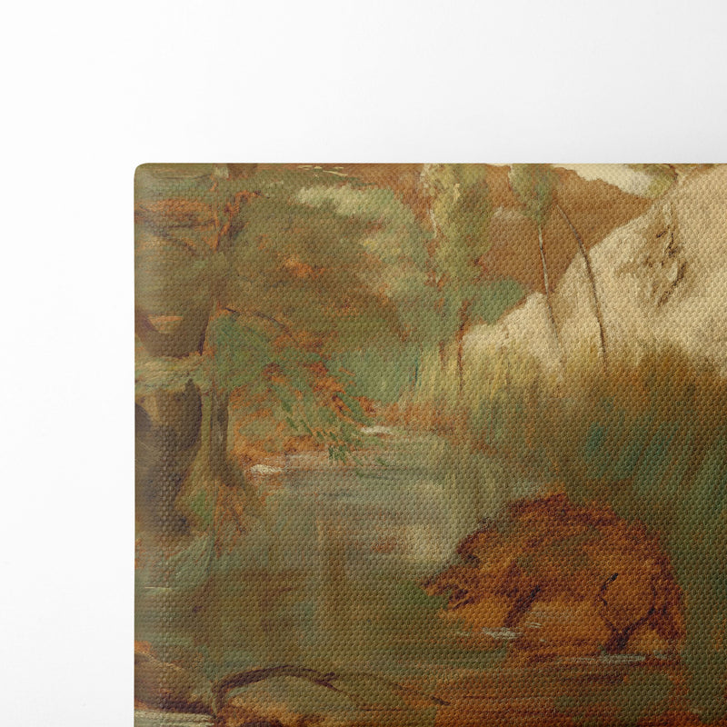 Le sanglier (circa 1864-1870) - Edgar Degas - Canvas Print