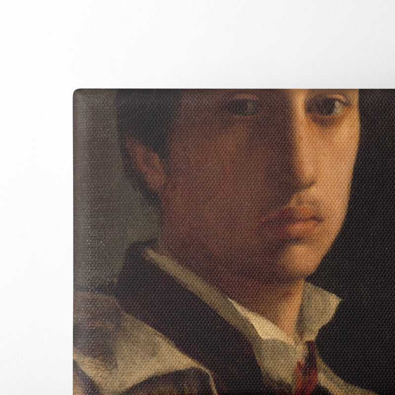 Self-Portrait (ca. 1855–56) - Edgar Degas - Canvas Print