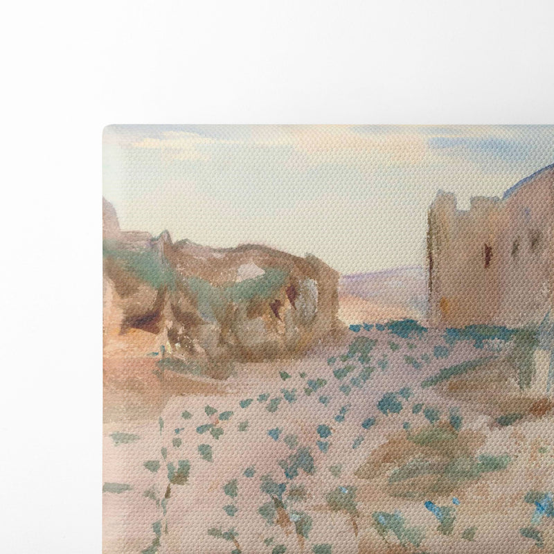 Fortress, Road and Rocks (circa 1905-06) - John Singer Sargent - Canvas Print