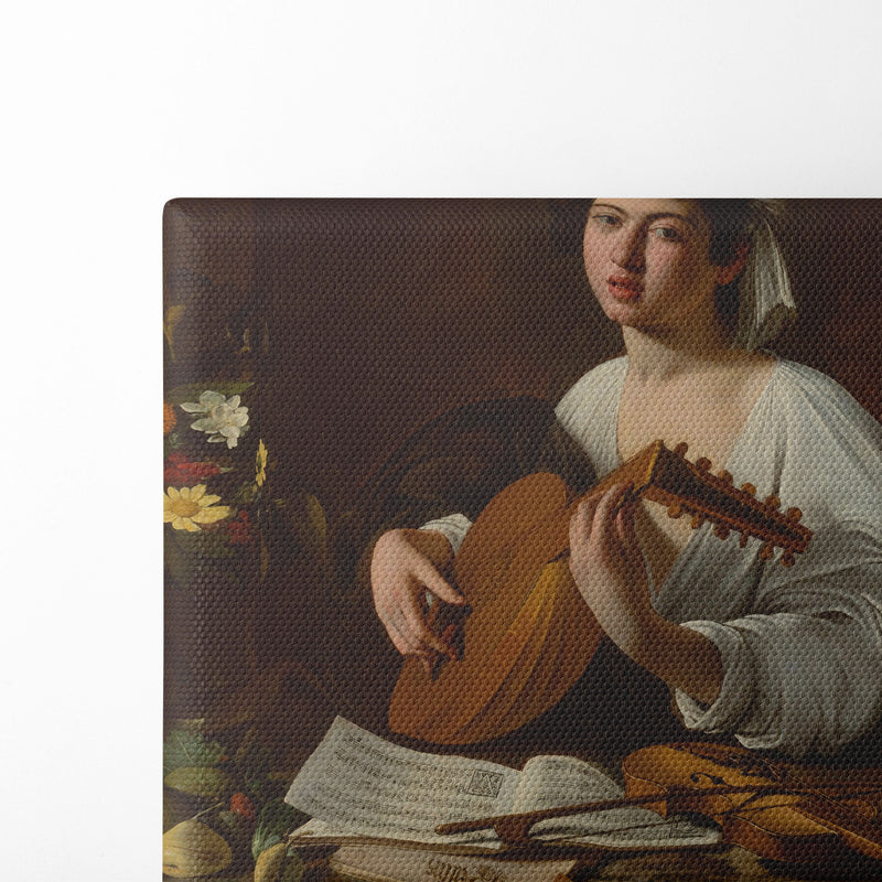 The Lute Player (circa 1595) - Caravaggio - Canvas Print